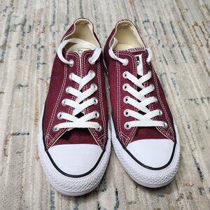 Converse All Star Classic LO Top Maroon Chuck Taylor Unisex Sneaker Size 6